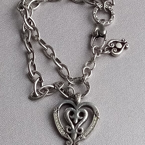 Brighton bracelet double strand bracelet w/ heart - Picture 4 of 4